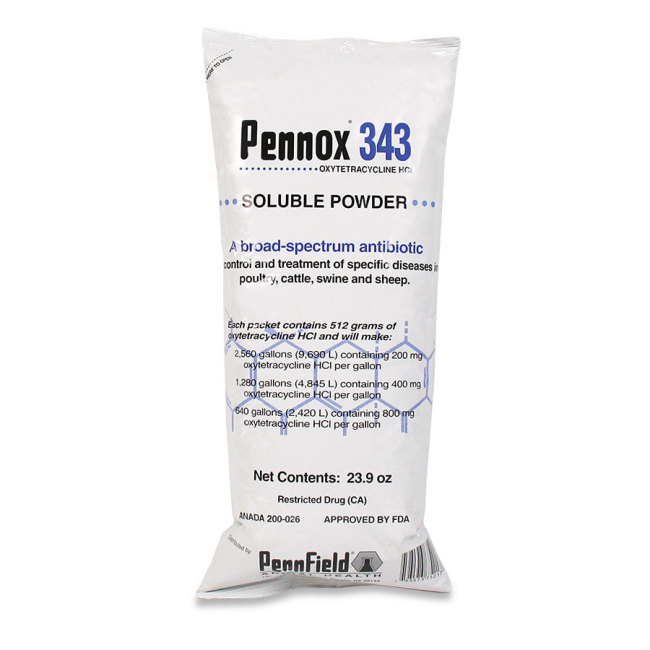 Oxytetracycline Hcl Soluble Powder-343